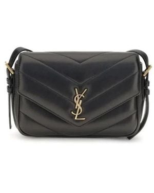 Saint Laurent Loulou Schultertasche - Schwarz