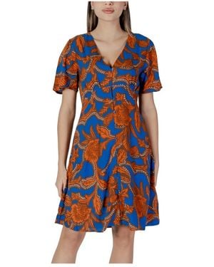B.Young Short Dresses - Blue