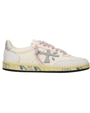 Premiata Bskt Clad Sneakers - Wit
