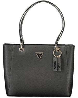 Guess Zwarte Polyethyleen Handtas Noelle Ii