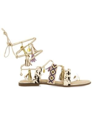 Gioseppo Flat Sandals - Metallic