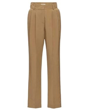 Magda Butrym Straight Trousers - Natural