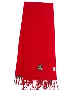 Moschino Winter Scarves - Red