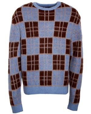 AWAKE NY Rundhals-Strickware - Blau