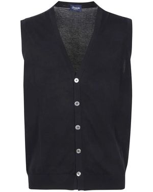 Drumohr Sleeveless Knitwear - Blu