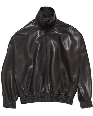 Acne Studios Leren Blouson - Zwart