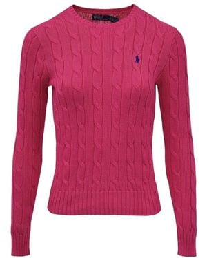Ralph Lauren Round-Neck Knitwear - Rosa