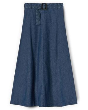 mötivi Midi Skirts - Azul
