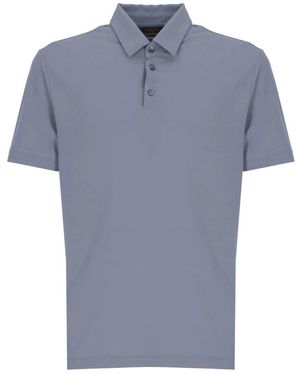Zanone Polo Shirts - Blue