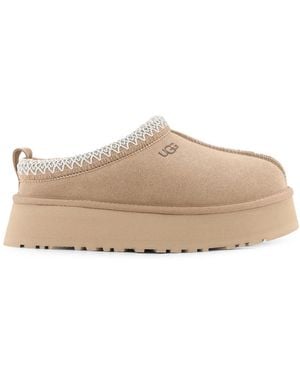 UGG Schoenen ,Leer Tazz Ii Slipper - Naturel