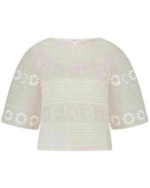 FABIENNE CHAPOT Sunshine Bluse Mit Stickerei - Weiß