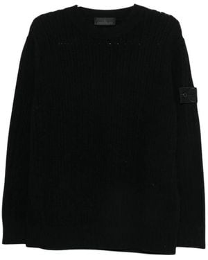 Stone Island Round-Neck Knitwear - Negro
