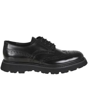 Doucal's Laced Shoes - Black