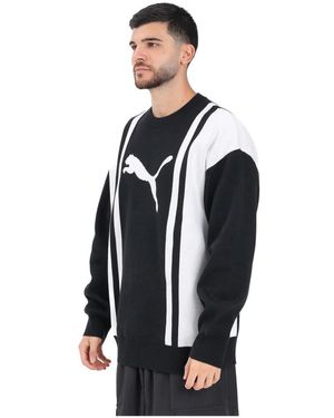 PUMA Round-Neck Knitwear - Azul