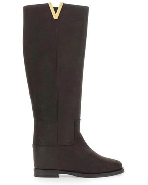 Via Roma 15 High Boots - Black