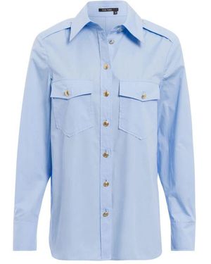 MARC AUREL Shirts - Bleu
