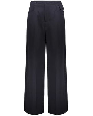 Low Classic Wide Trousers - Blue