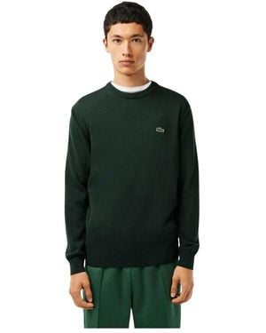 Lacoste Round-Neck Knitwear - Green