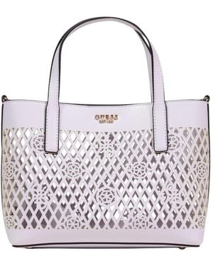 Guess Tote Bags - Purple