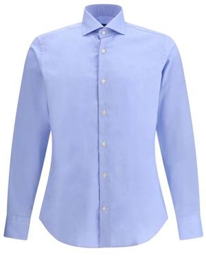 Caliban Formal Shirts - Blue