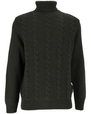 Barbour Staplecross Rollneck Pullover - Grün
