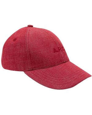 A.P.C. Casquette Charlie - Rood