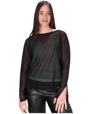 Pinko Round-Neck Knitwear - Black