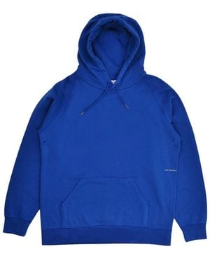 Pop Trading Co. Logo Hoodie Aus Felpa-Stoff - Blau