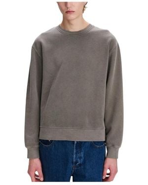 A.P.C. Hoodies & Sweatvesten ,Grijs ,Katoen Autumn 26 Boxy Sweatshirt