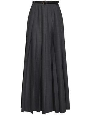 Self-Portrait Maxi Skirts - Negro