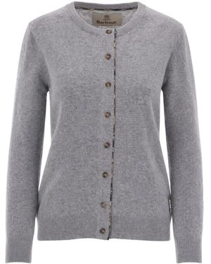 Barbour Truien & Vesten ,Grijs ,Katoen Pendle Cardigan