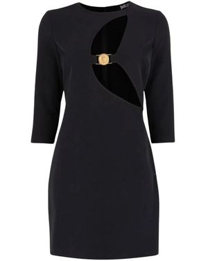 Just Cavalli Kleedjes ,Zwart ,Jurk Met Korte Mouwen