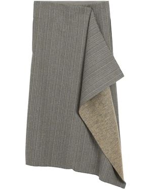 Ami Paris Midi Skirts - Gray