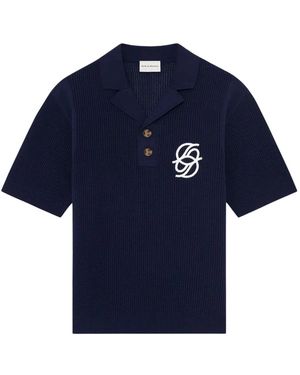 Drole de Monsieur Polo Shirts - Blue