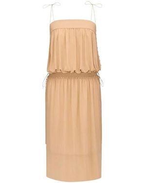 Saint Laurent Midi Dresses - White