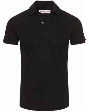 Orlebar Brown Polo Shirts - Black