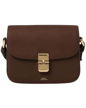 A.P.C. Cross Body Bags - Brown