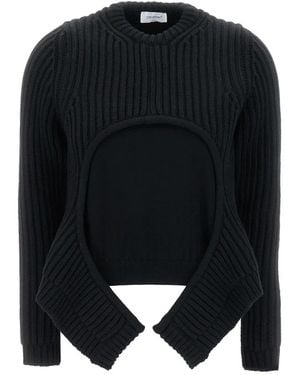 Off-White c/o Virgil Abloh Round-Neck Knitwear - Black