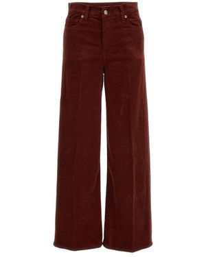FRAME Wide Trousers - Red
