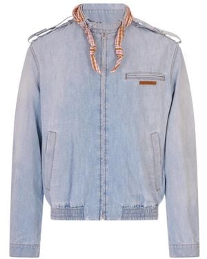 Marni Bomber Jackets - Blue