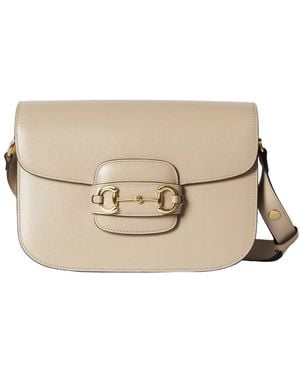 Gucci Horsebit 1955 Medium Tas - Naturel