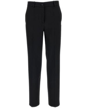 P.A.R.O.S.H. Straight Trousers - Noir