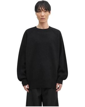 Y-3 3S Knit Crew - Zwart
