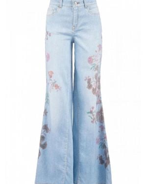 Nenette Flared Jeans - Blu
