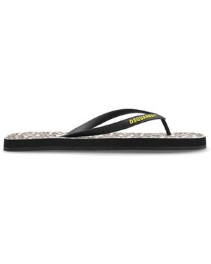 DSquared² Flip Flops - Nero
