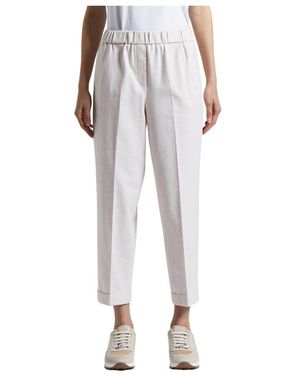 Peserico Straight Trousers - Gris