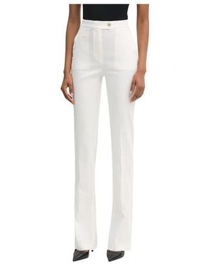 Pinko Wide Trousers - Blanco