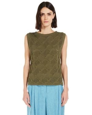 Max Mara Round-Neck Knitwear - Vert