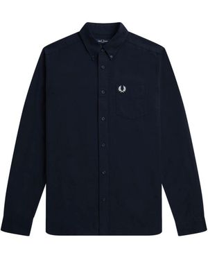 Fred Perry Oxford hemd, regular fit, ref: m5516-608 - Blau