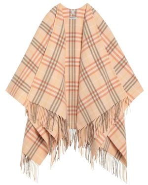 Burberry Wol Kasjmier Jassen - Naturel